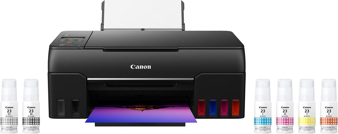 Alt view image 12 of 20 - Canon PIXMA G620 Wireless MegaTank Photo AIO Color Inkjet Printer #4620C002
