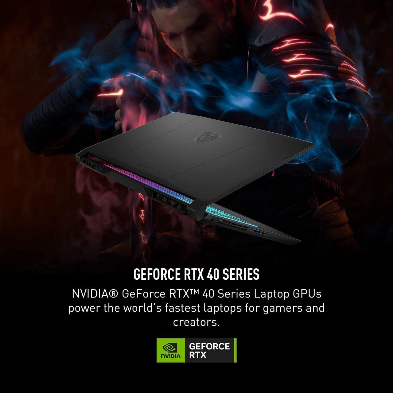 Alt view image 15 of 20 - MSI - Katana 15 B13VFK-1264US 15.6" 144 Hz IPS - Intel Core i7 13th Gen 13620H (2.40GHz) - GeForce RTX 4060 Laptop GPU - 16 GB DDR5 - 1 TB PCIe SSD - Windows 11 Pro 64-bit - Gaming Laptop (Katana 15 B13VFK-1264US )