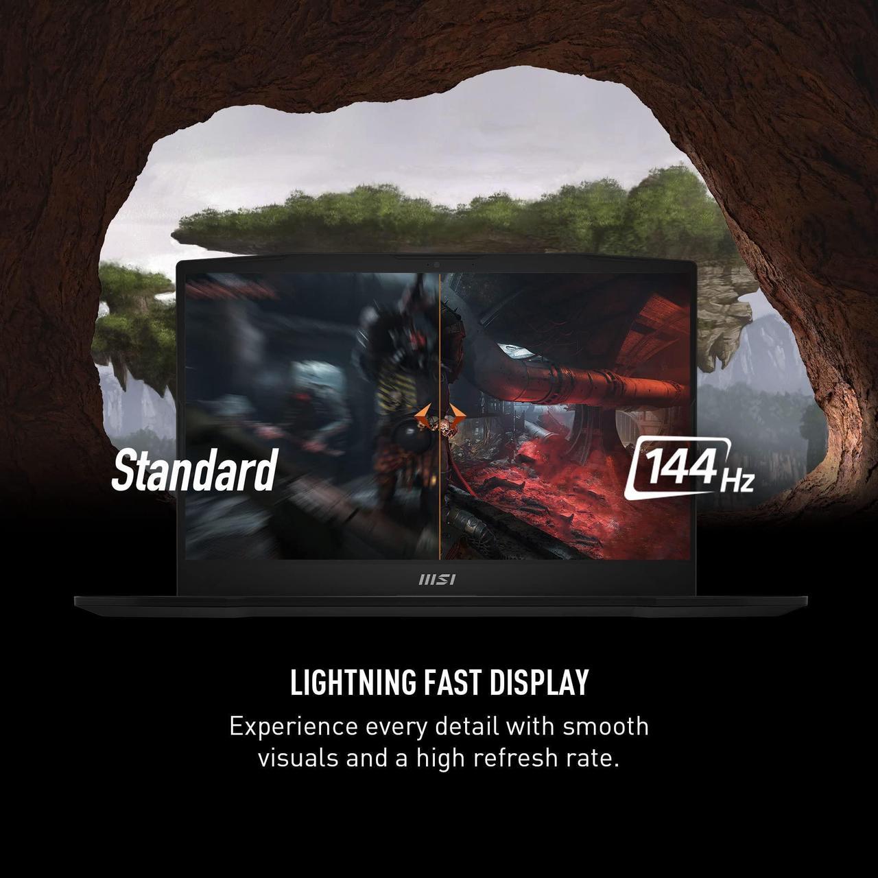 Alt view image 16 of 20 - MSI - Katana 15 B13VFK-1264US 15.6" 144 Hz IPS - Intel Core i7 13th Gen 13620H (2.40GHz) - GeForce RTX 4060 Laptop GPU - 16 GB DDR5 - 1 TB PCIe SSD - Windows 11 Pro 64-bit - Gaming Laptop (Katana 15 B13VFK-1264US )