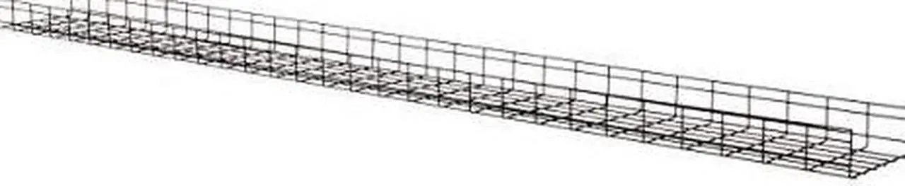 Alt view image 10 of 16 - Tripp Lite Wire Mesh Cable Tray 150x100x1500mm 2-Pack SRWB6410X2STR