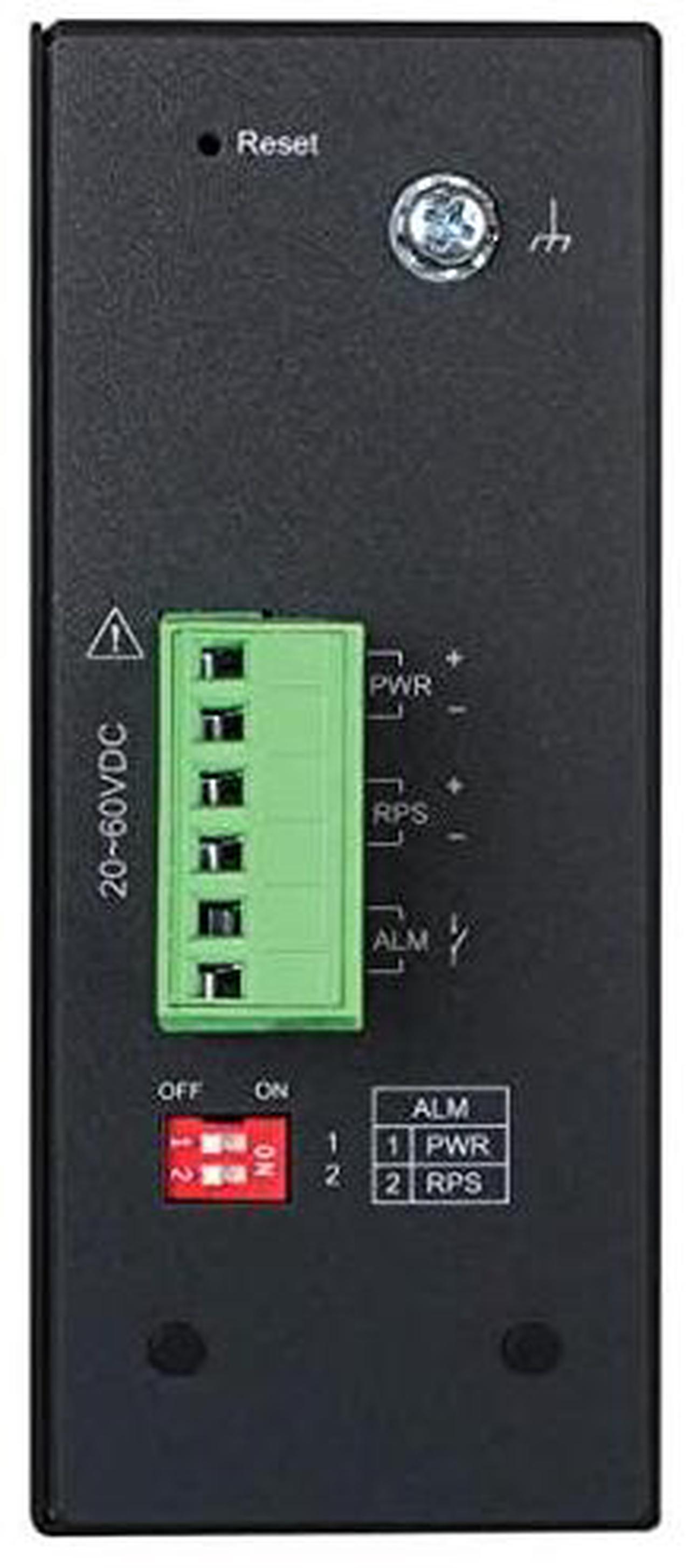 Alt view image 13 of 20 - Tripp Lite NGI-M08C4POE8-2 Managed 8-Port Managed Industrial Gigabit Ethernet Switch - Layer 2, 1 Gbps, PoE+ 30W, 4 GbE SFP Ports