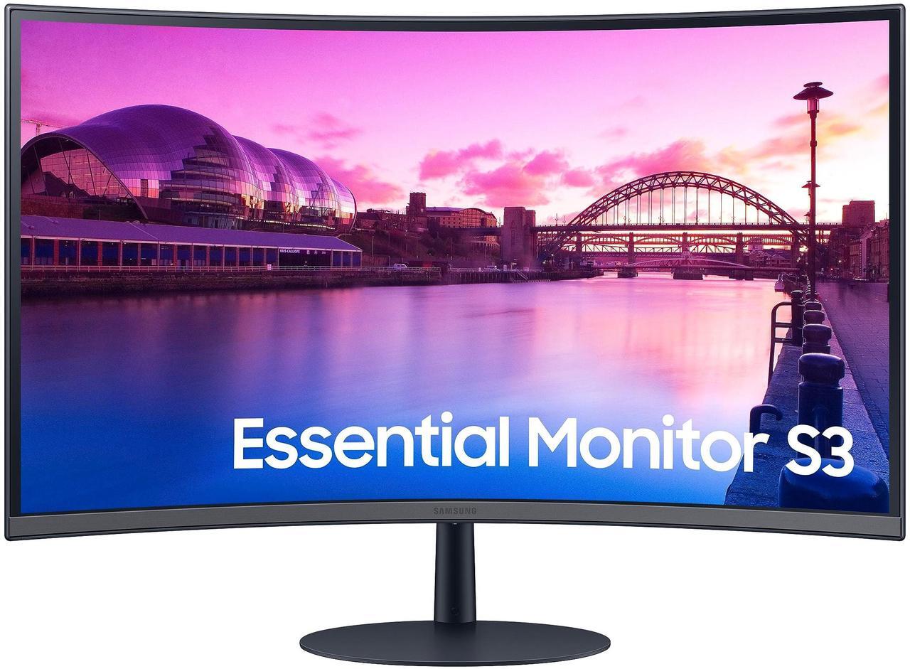 Main image of SAMSUNG 32-Inch S39C Series FHD Curved Gaming Monitor, 75Hz, AMD FreeSync, Game Mode, Advanced Eye Comfort, Frameless Display, Built in Speakers, Slim Metal Stand, LS32C394EANXGO, 2023, Black