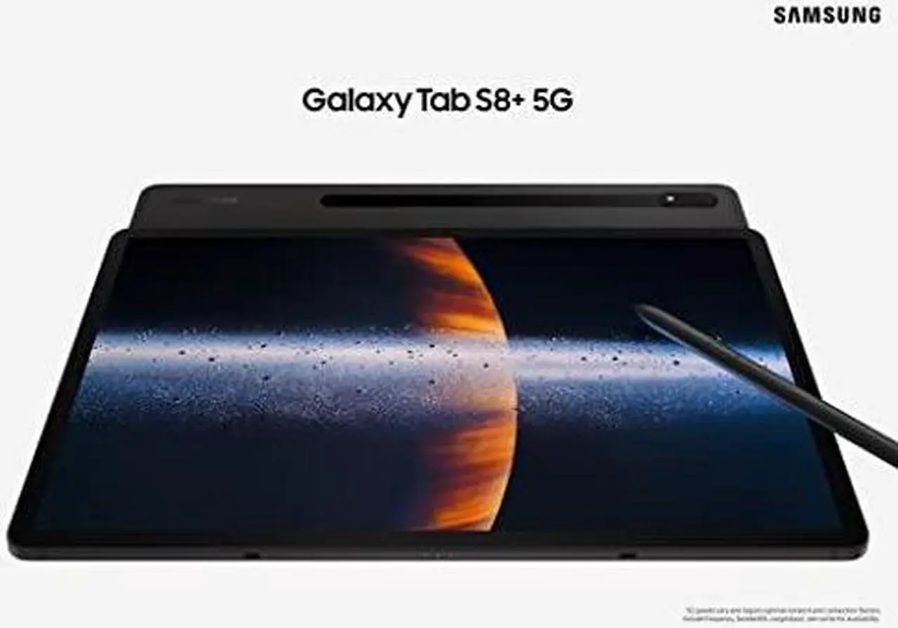 Alt view image 13 of 15 - Samsung Galaxy Tab S8+ Tablet - 12.4" WQXGA+ - Octa-core 2.99 GHz) - 8 GB RAM - 128 GB Storage - 5G - Graphite