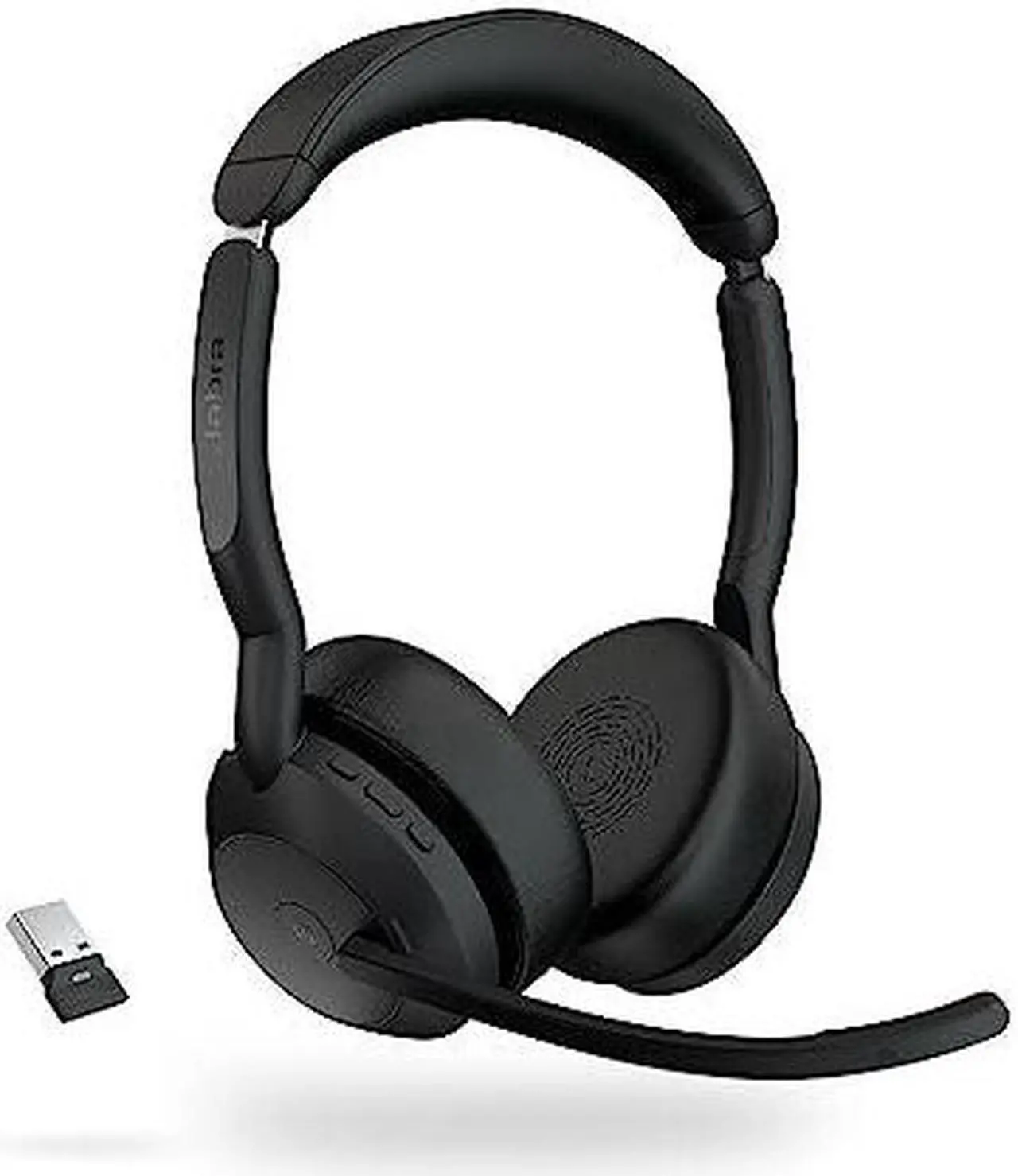 Alt view image 5 of 10 - Jabra Evolve2 55 Stereo UC Wireless Headset with Link380a (25599-989-999-01)