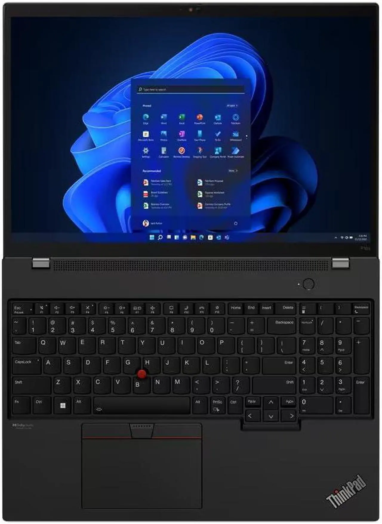 Alt view image 11 of 17 - Lenovo ThinkPad P16s Gen 2 16.0" Touch Screen AMD Ryzen 7 7840U AMD Radeon 780M 64GB Memory 2TB NVMe SSD Windows 11 Pro 21K90012US