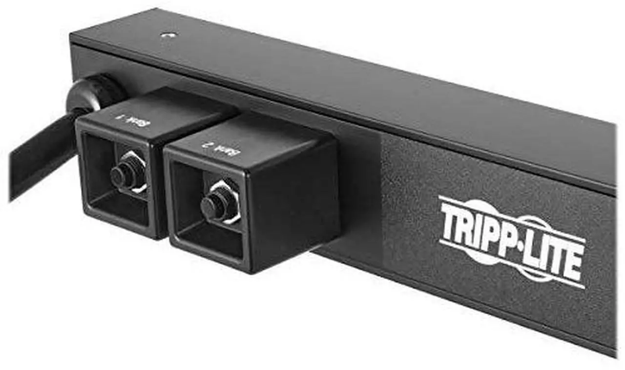Alt view image 13 of 15 - Tripp Lite PDUV20-60 28-Outlet PDU - Basic - NEMA 5-20P, NEMA L5-20P - 28 x NEMA 5-15/20R - 120 V AC - 0U - Vertical - Rack-mountable