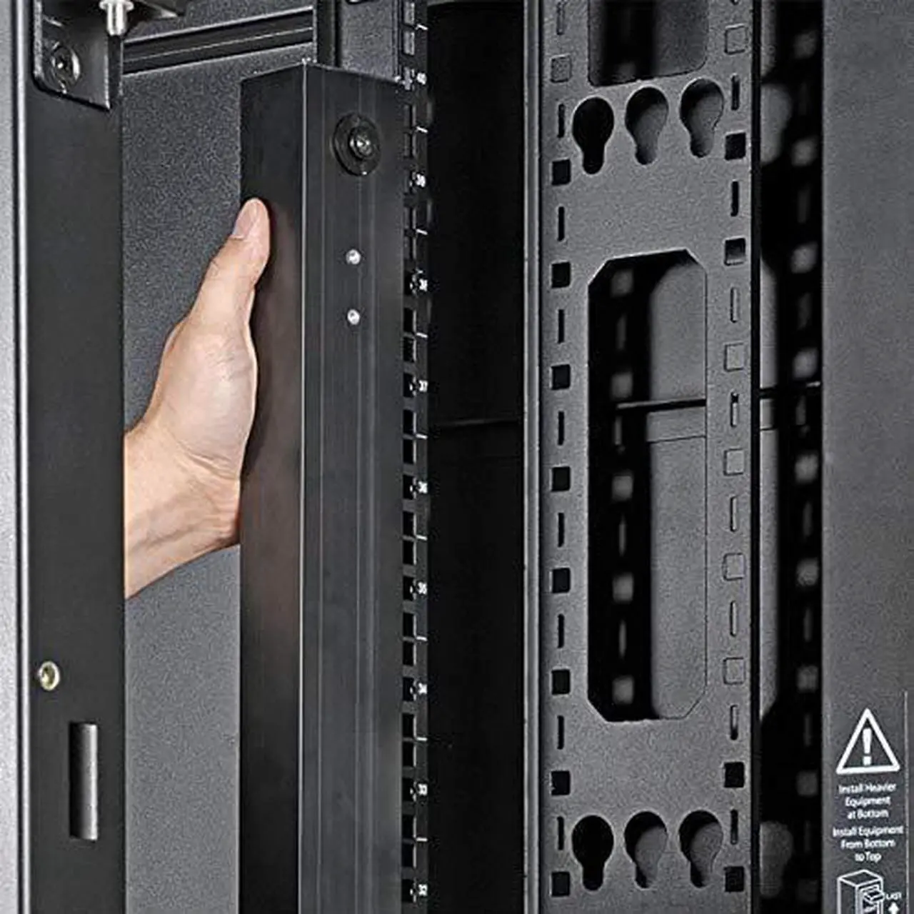 Alt view image 14 of 15 - Tripp Lite PDUV20-60 28-Outlet PDU - Basic - NEMA 5-20P, NEMA L5-20P - 28 x NEMA 5-15/20R - 120 V AC - 0U - Vertical - Rack-mountable