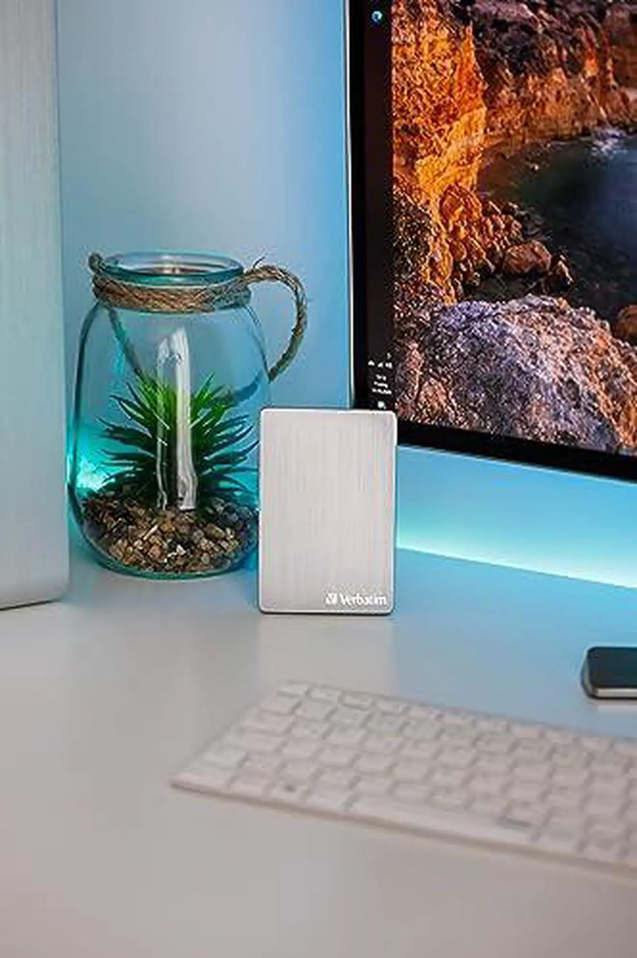 Alt view image 15 of 15 - Verbatim 1TB Store 'n Go USB 3.0 Portable External Hard Drive Space Grey 53662