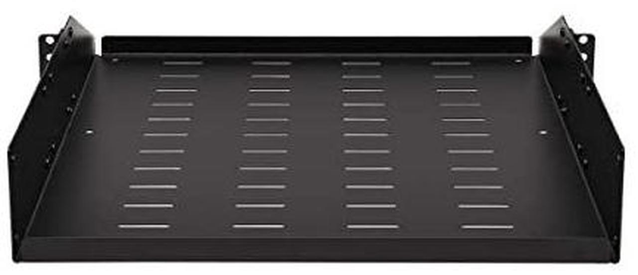 Alt view image 7 of 10 - Tripp Lite 2U SmartRack Universal-Mount Steel Vented Rack Shelf SRSHELF2PUNIV