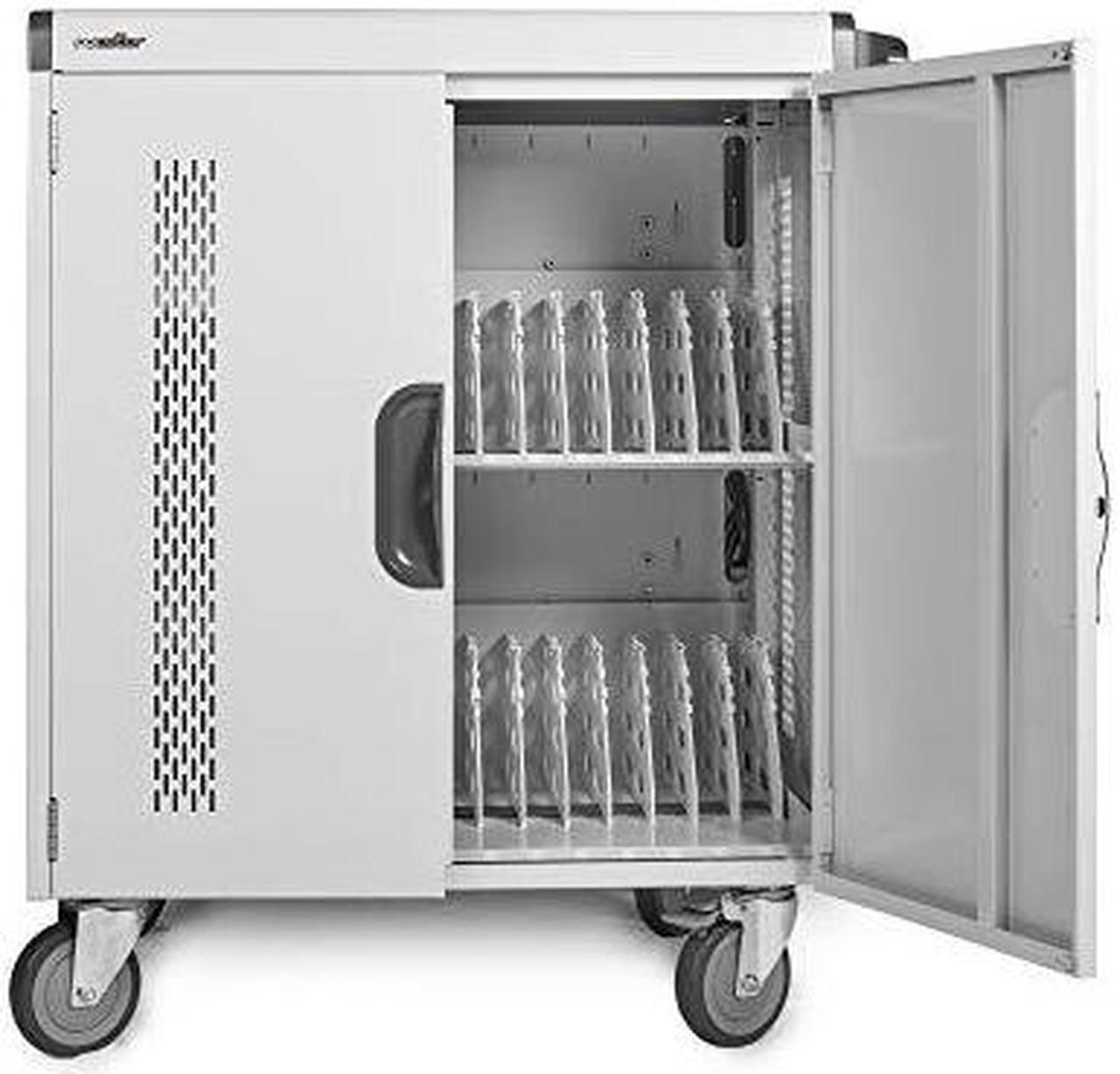 Alt view image 5 of 9 - Rocstor - VT0V32-01 - Rocstor Volt V32 Charging Cart with Intelligent Power Charging - Up to 32 Device - Intelligent