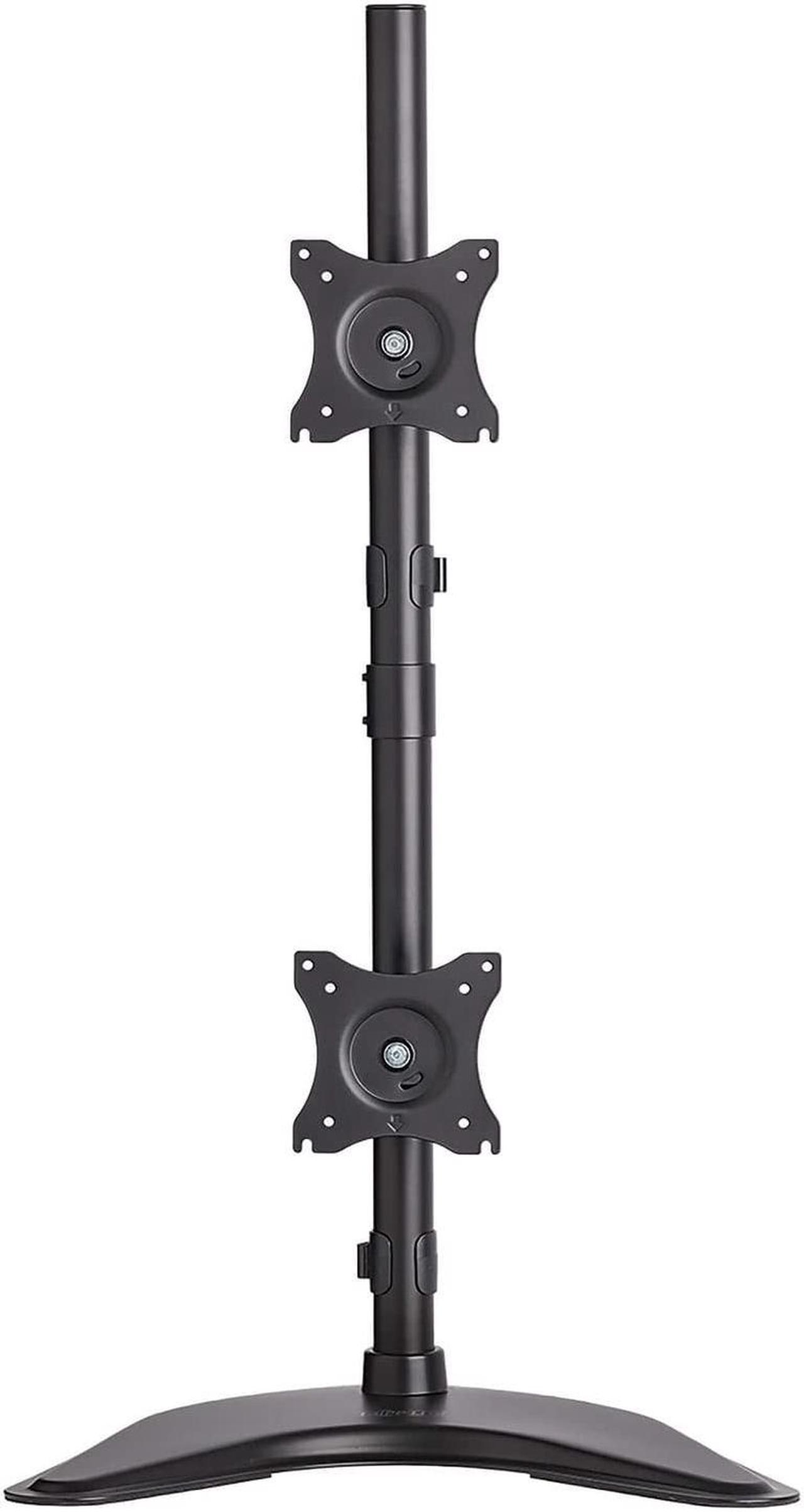 Alt view image 19 of 20 - Tripp Lite Dual Vertical Flat-Screen Desk Stand/Clamp Mount, 15" to 27" Displays