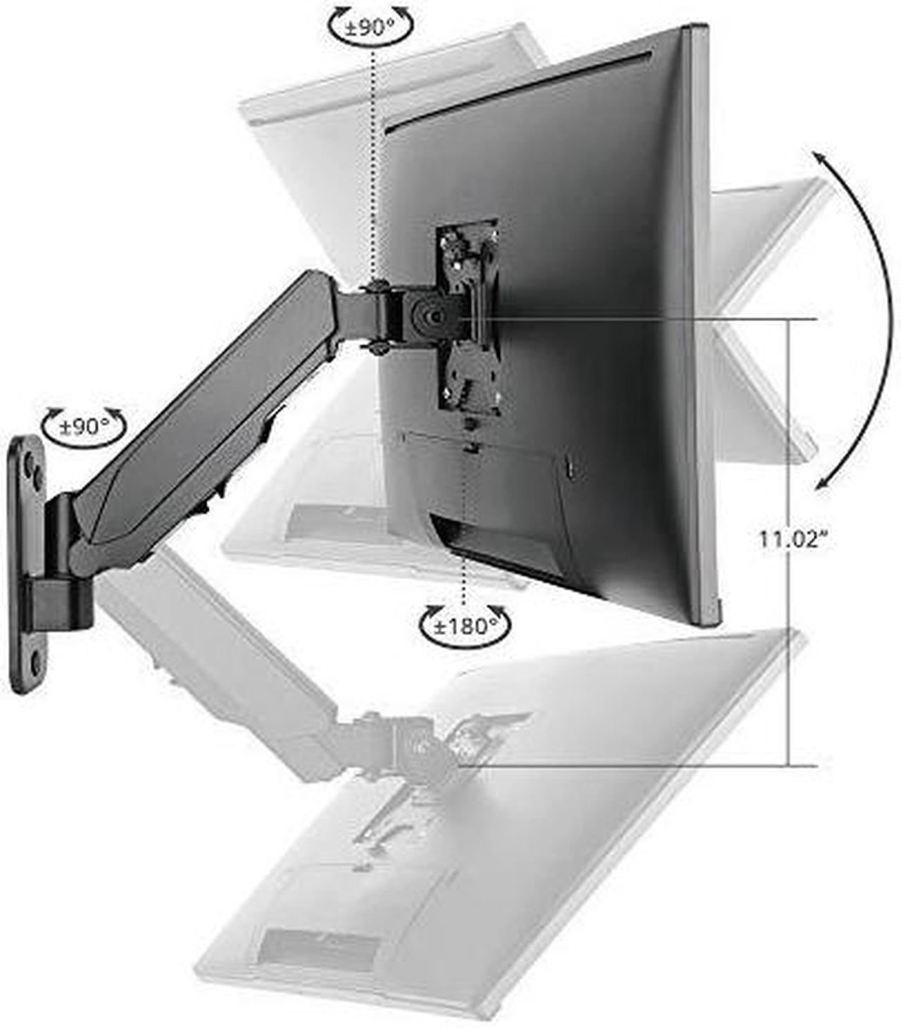 Alt view image 13 of 16 - Siig Mounting Arm For Monitor - Black