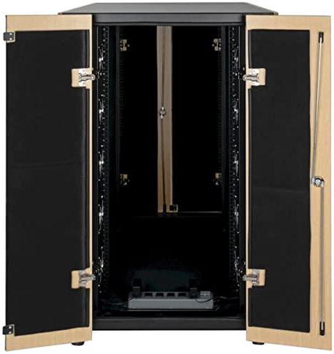 Alt view image 14 of 18 - Tripp Lite 24U SmartRack Sound Proof Server Rack - Quiet Acoustic Server Rack (SRQ24U)