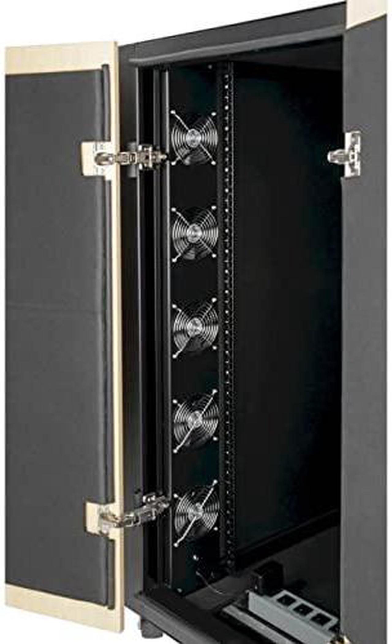 Alt view image 17 of 18 - Tripp Lite 24U SmartRack Sound Proof Server Rack - Quiet Acoustic Server Rack (SRQ24U)