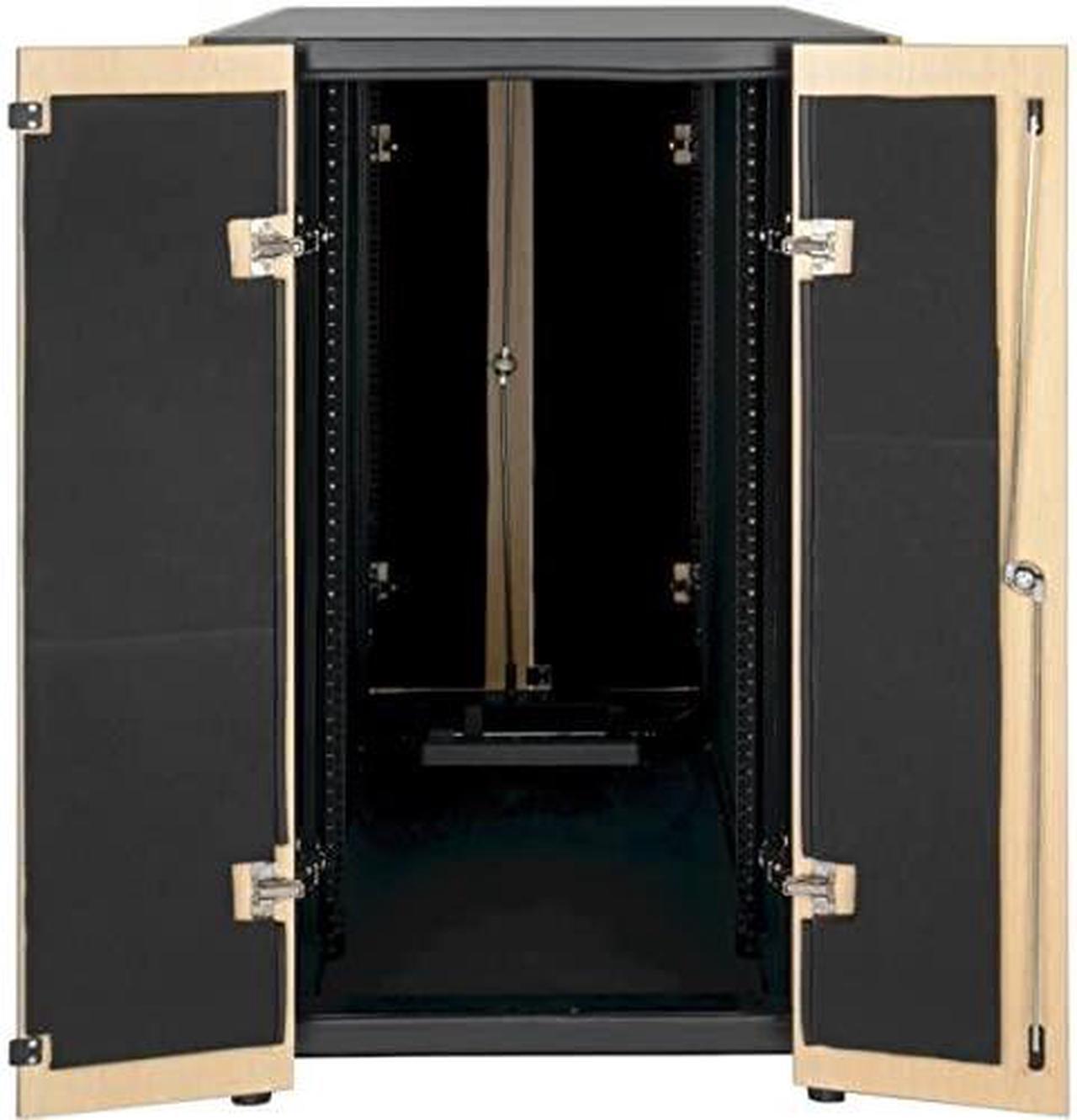 Alt view image 13 of 18 - Tripp Lite 24U SmartRack Sound Proof Server Rack - Quiet Acoustic Server Rack (SRQ24U)