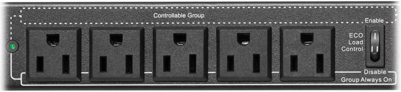 Alt view image 10 of 20 - Tripp Lite PDU Hot Swap with Manual Bypass 15A 6 5-15R 2 5-15P Inputs PDUB151U