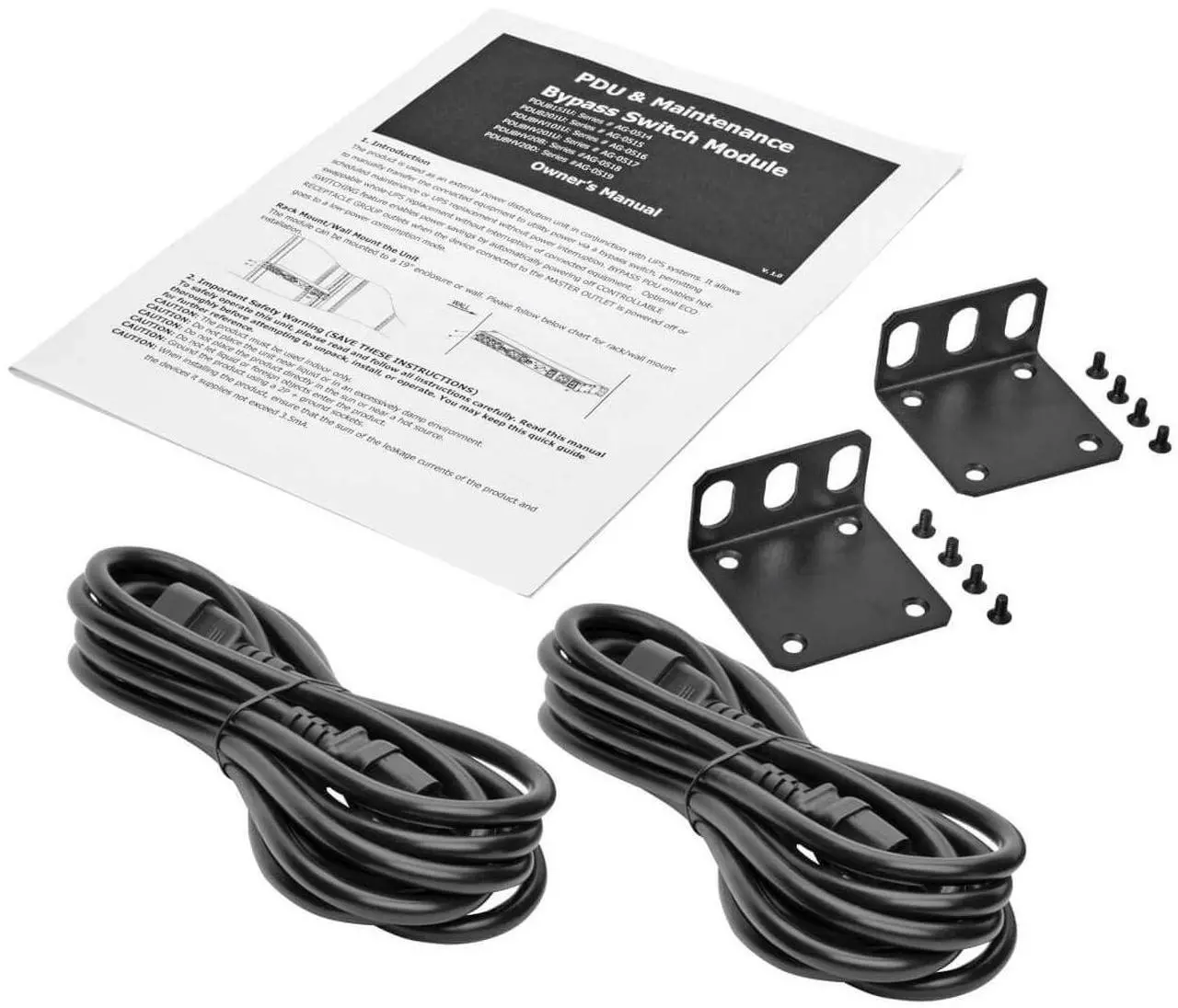 Alt view image 8 of 9 - Tripp Lite PDU Hot Swap with Manual ByPass 200-240V 10A 6 C13 PDUBHV101U