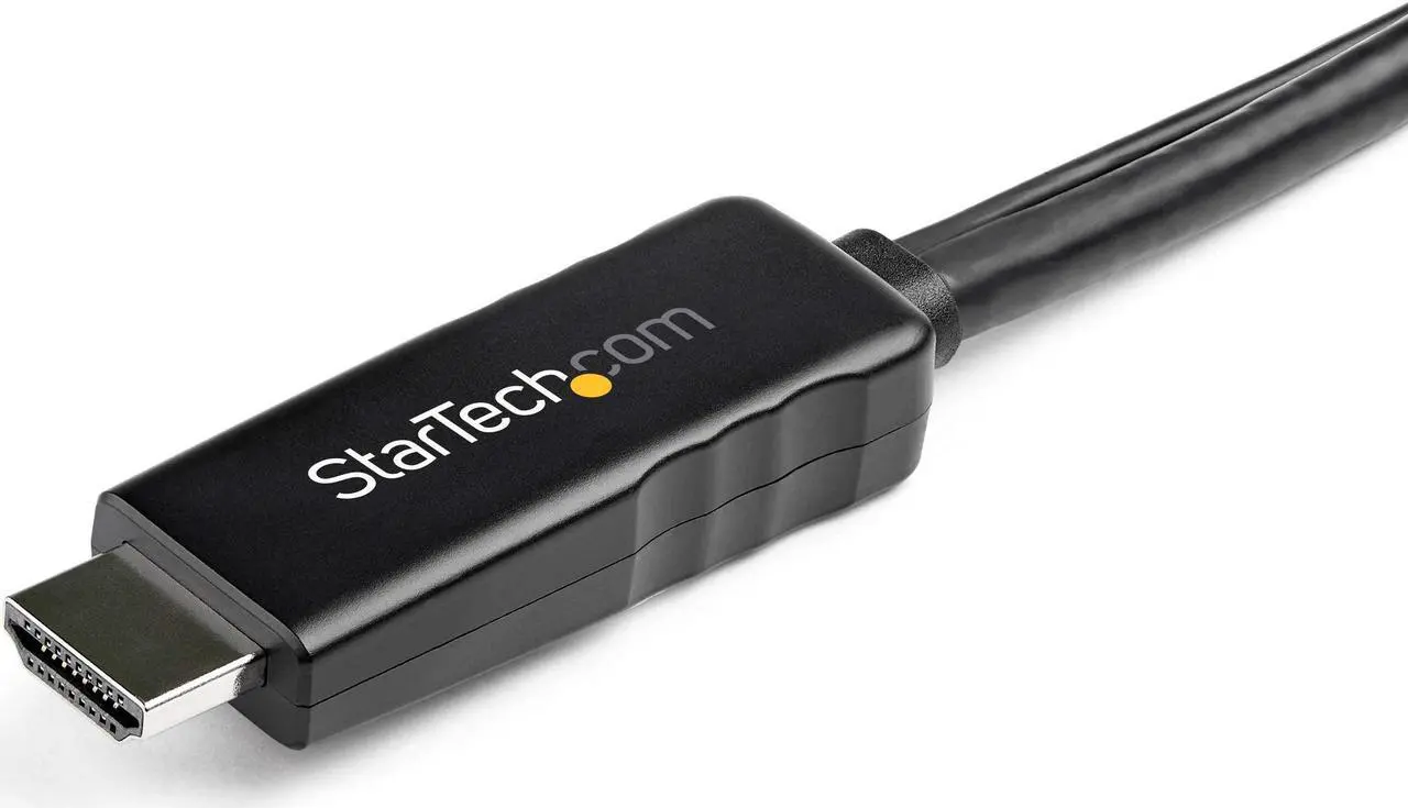 Alt view image 9 of 13 - StarTech.com 3 m 9.8 ft. HDMI to DisplayPort Cable 4K 30Hz USB-powered Active HDMI to DisplayPort Cable HD2DPMM10 HD2DPMM3M