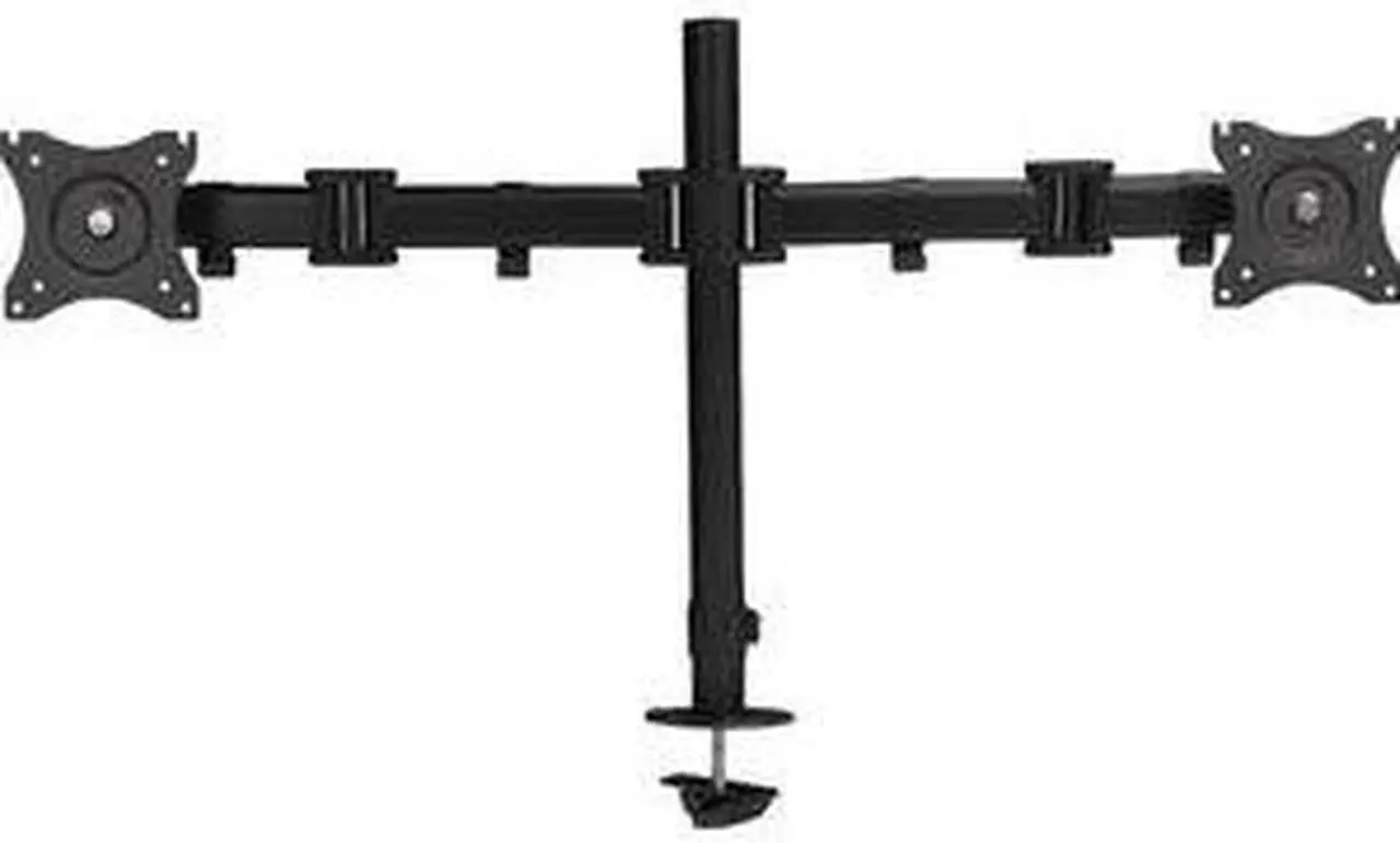 Alt view image 11 of 11 - SIIG Dual Monitor Articulating Desk Mount 13" to 27" CEMT1822S1