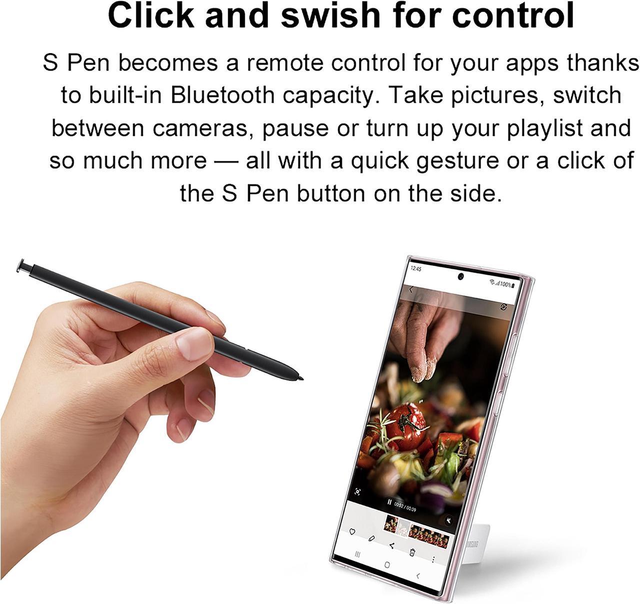 Alt view image 4 of 6 - Original Samsung Official Galaxy S22 Ultra S Pen Stylus (EJ-PS908) Burgundy
