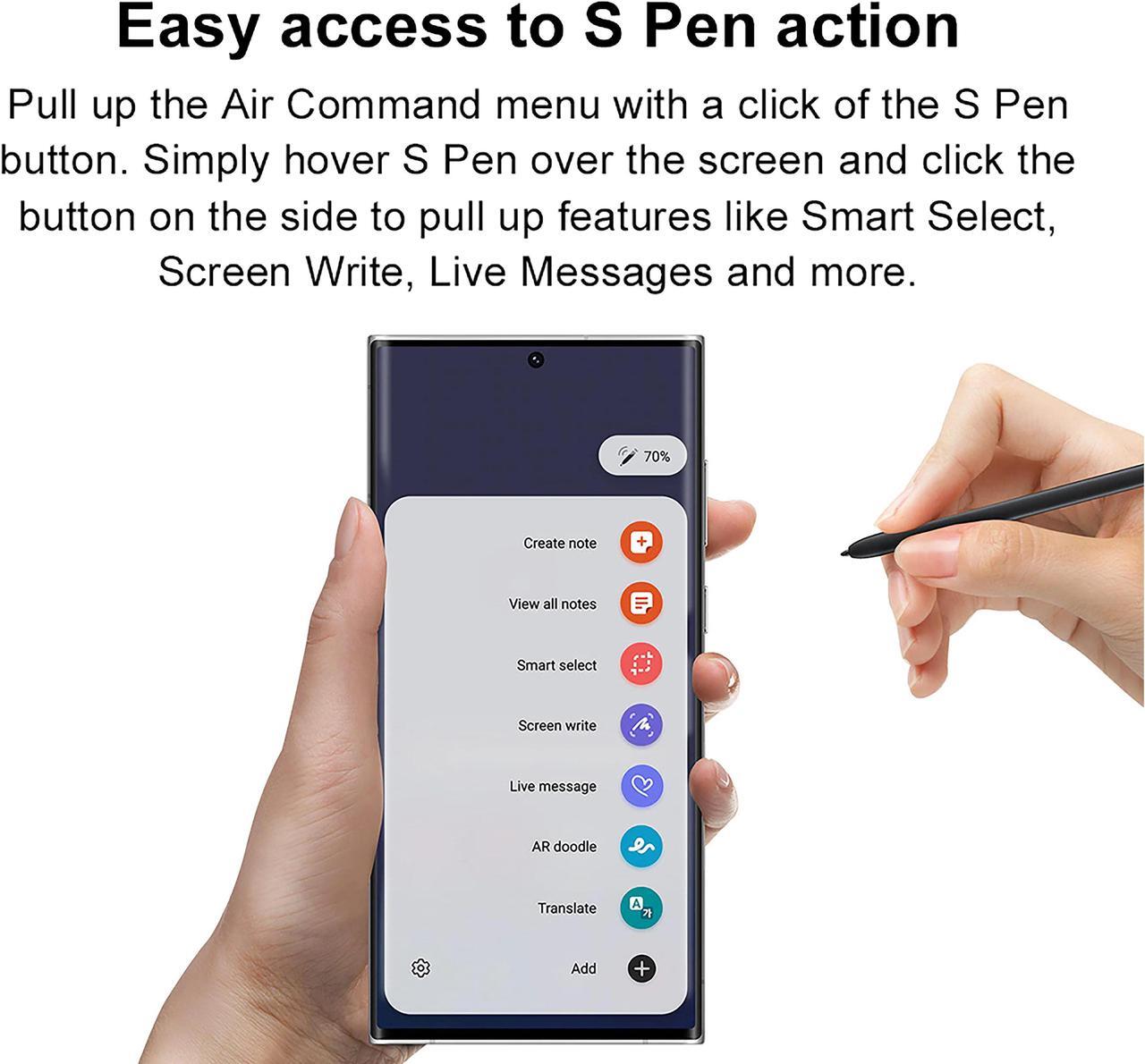 Alt view image 5 of 6 - Original Samsung Official Galaxy S22 Ultra S Pen Stylus (EJ-PS908) Burgundy