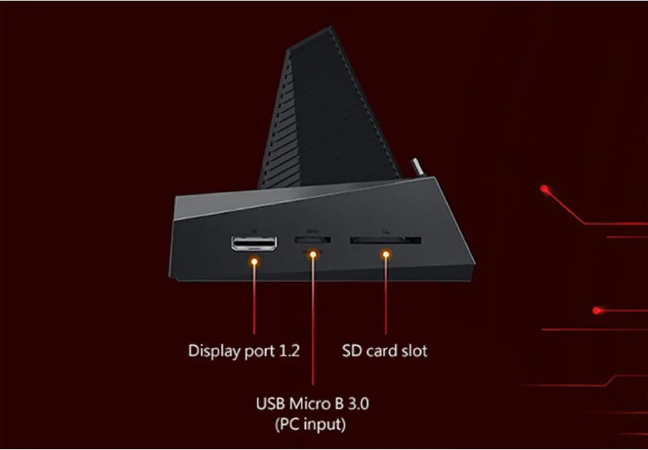 Alt view image 7 of 7 - Original ASUS Official Mobile Desktop Dock (ZS660KLD) ROG Phone 1&2&3 Accessory