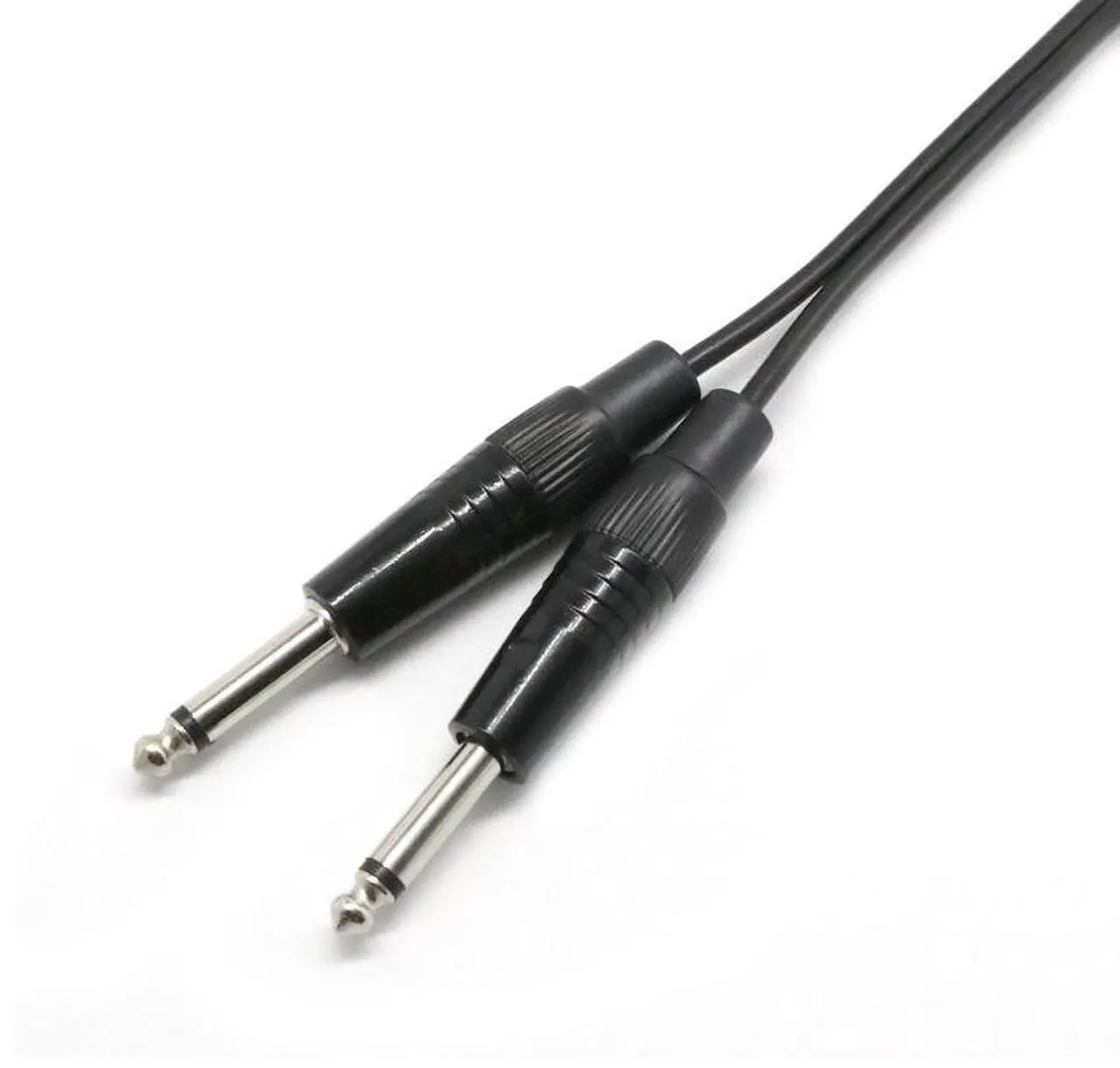 Alt view image 3 of 5 - DIXSG 3.5mm Stereo jack plug to 2x 6.35mm (1/4) mono jack plugs male audio cables