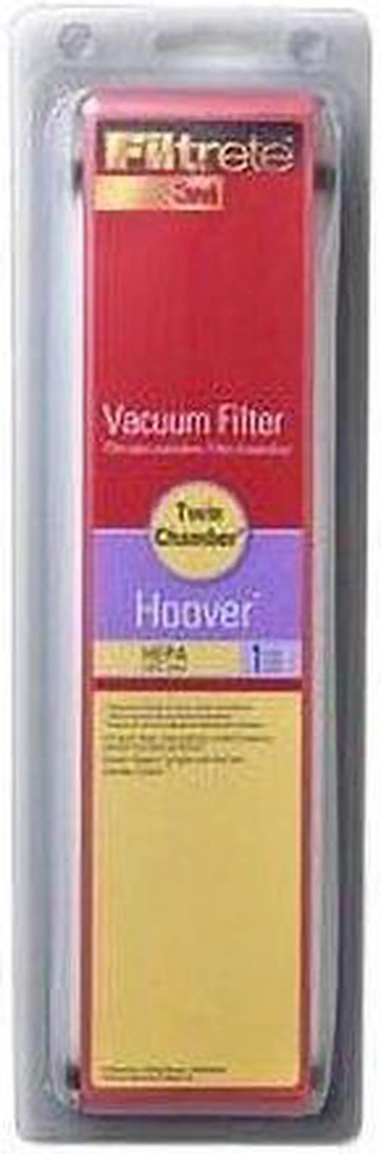 Alt view image 4 of 4 - 3M FILTRETE 64805B-2 Filtrete Hoover Twin Chamber HEPA Vacuum Filter