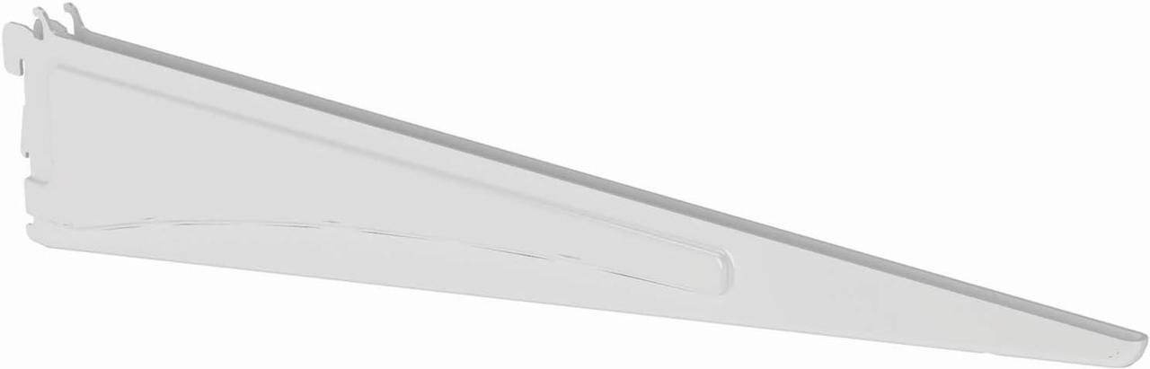 Main image of Closetmaid 2854 Shelftrack 16 inch Locking Shelf Bracket White