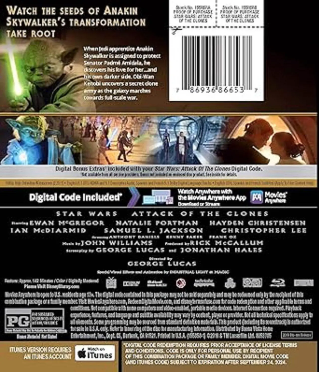 Alt view image 4 of 6 - 20th Century Fox STAR WARS CLONES US/EC/BD