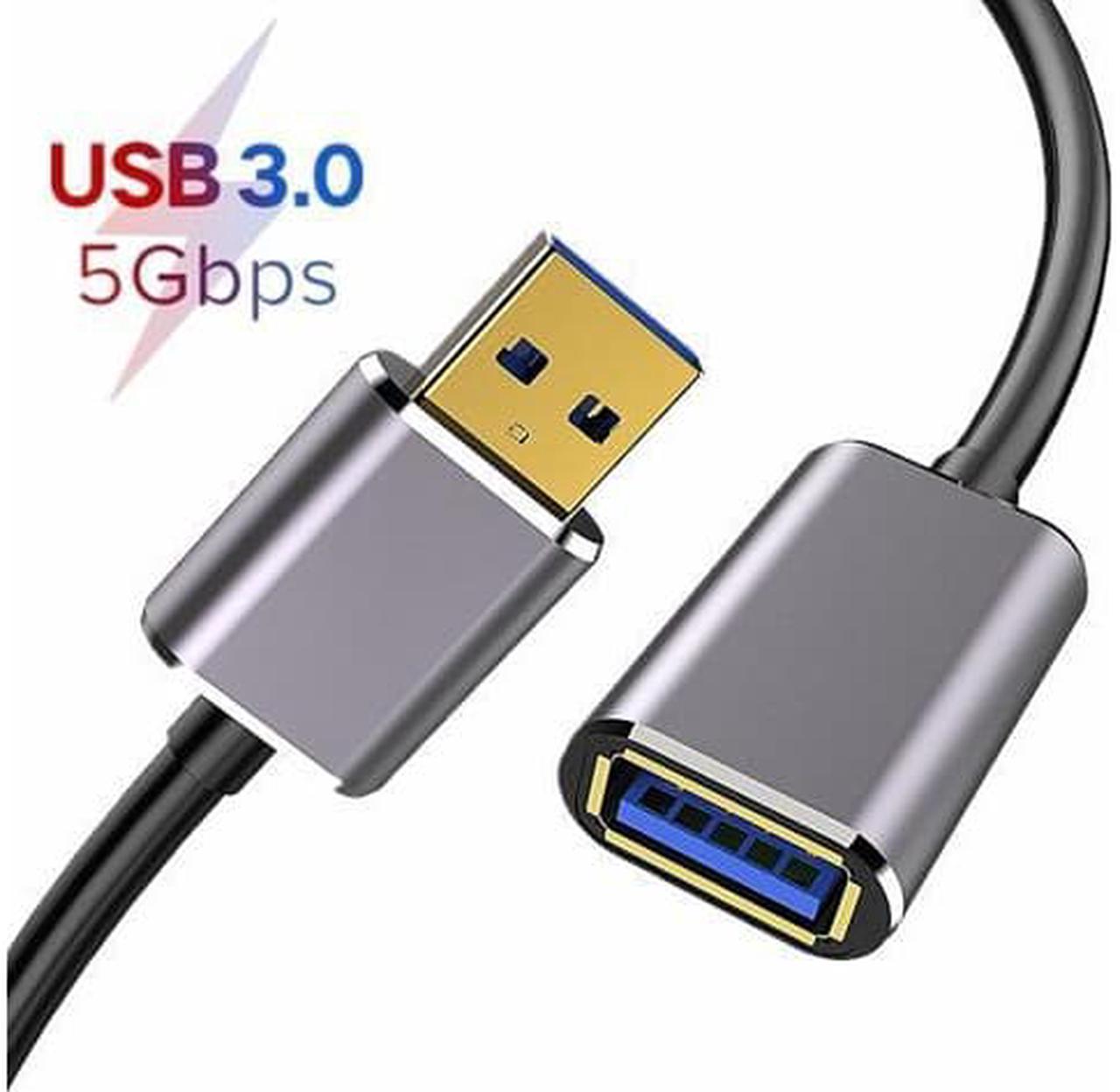 WISDUM USB Extension Cable Type A Male to Female USB 3.0 Extension Cord High Data Transfer Compatible with Webcam GamePad USB Keyboard Flash Drive Hard Drive Printer 3.3FT