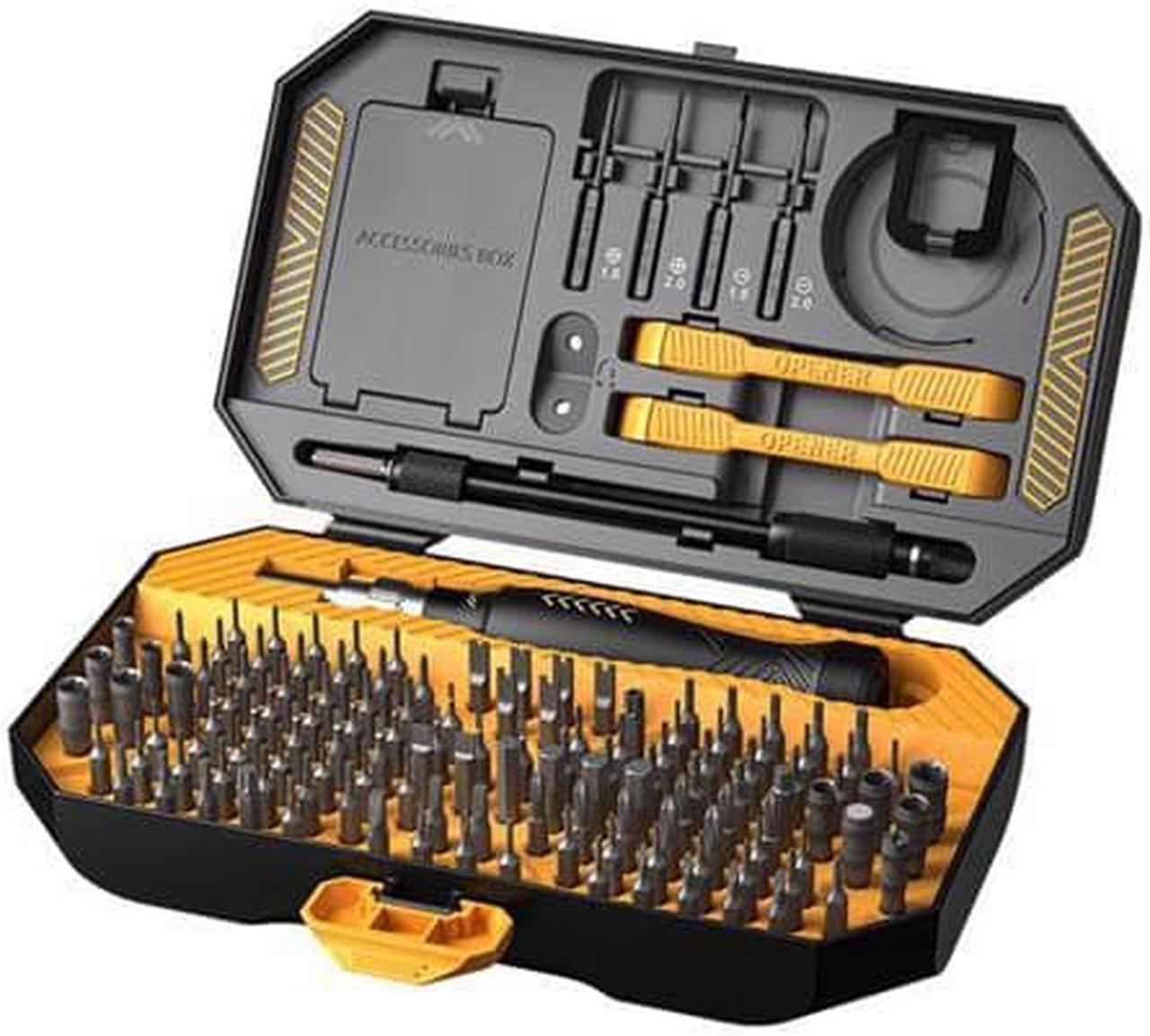 WISDUM 145 Piece High Quality Precision Screwdriver Set Computer Repair Tool Kits Electronics Maintenance Tools for iPhone iPad Cell Phone Tablet PC Laptop Computer Clock Watch