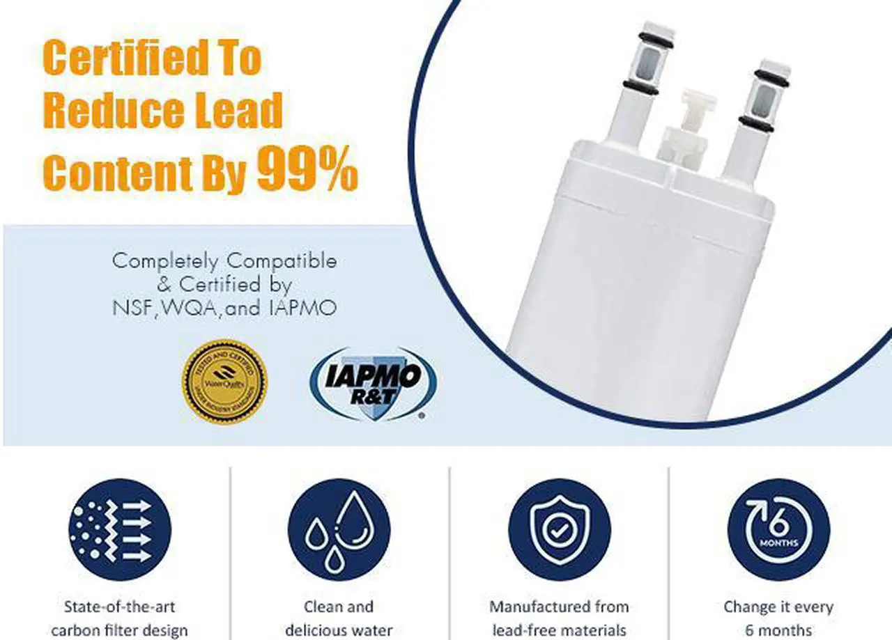 Alt view image 4 of 7 - Frigidaire ULTRAWF Pure Source Ultra Water Filter, Original, Improve Your Water , White, 1Pack