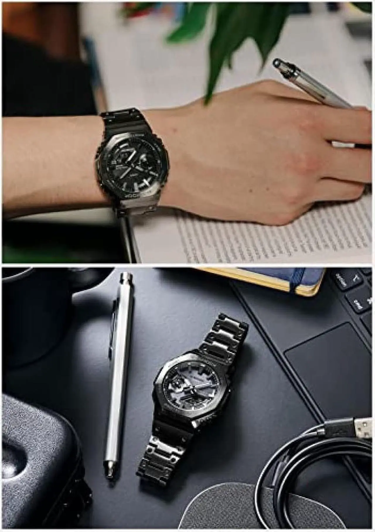 Alt view image 2 of 5 - Casio G-SHOCK Bluetooth Full Metal Solar GM-B2100BD-1AJF Men's Black