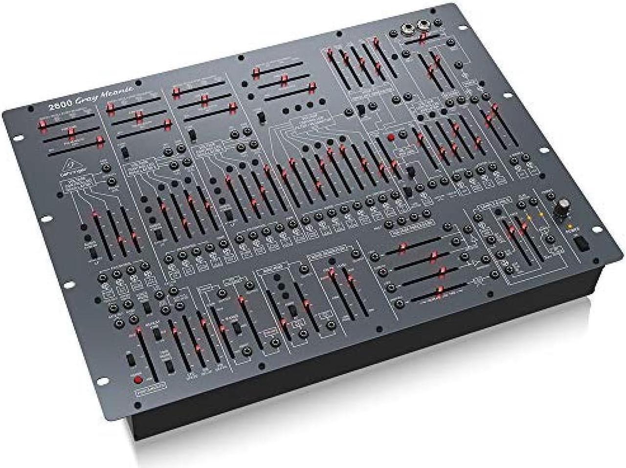 Alt view image 3 of 5 - Behringer Analog Synthesizer Gray Model Semi-Modular 8U Rack Mount Mechanical Spring Reverb 2600 GRAY MEANIE