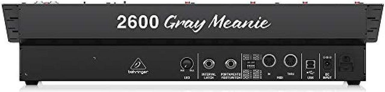 Alt view image 5 of 5 - Behringer Analog Synthesizer Gray Model Semi-Modular 8U Rack Mount Mechanical Spring Reverb 2600 GRAY MEANIE
