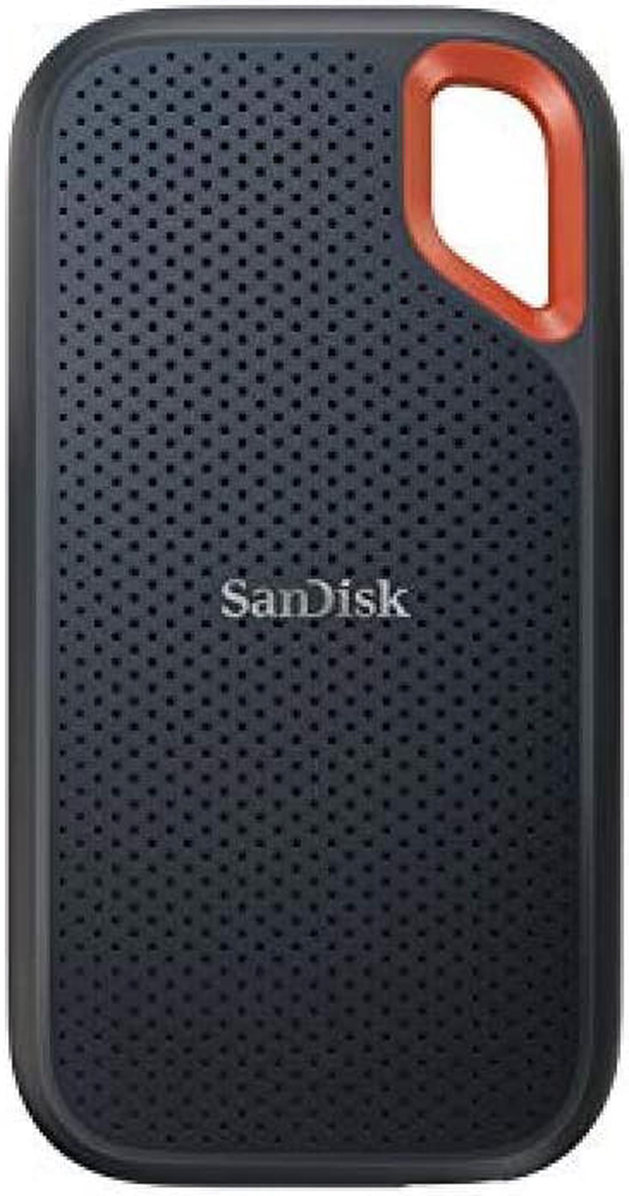 Main image of SanDisk SSD External 4TB USB3.2Gen2 Read up to 1050MB / sec Drip-proof and dust-proof SDSSDE61-4T00-GH25 Extreme Portable SSD V2 Win Mac PS4 PS5 Eco Package