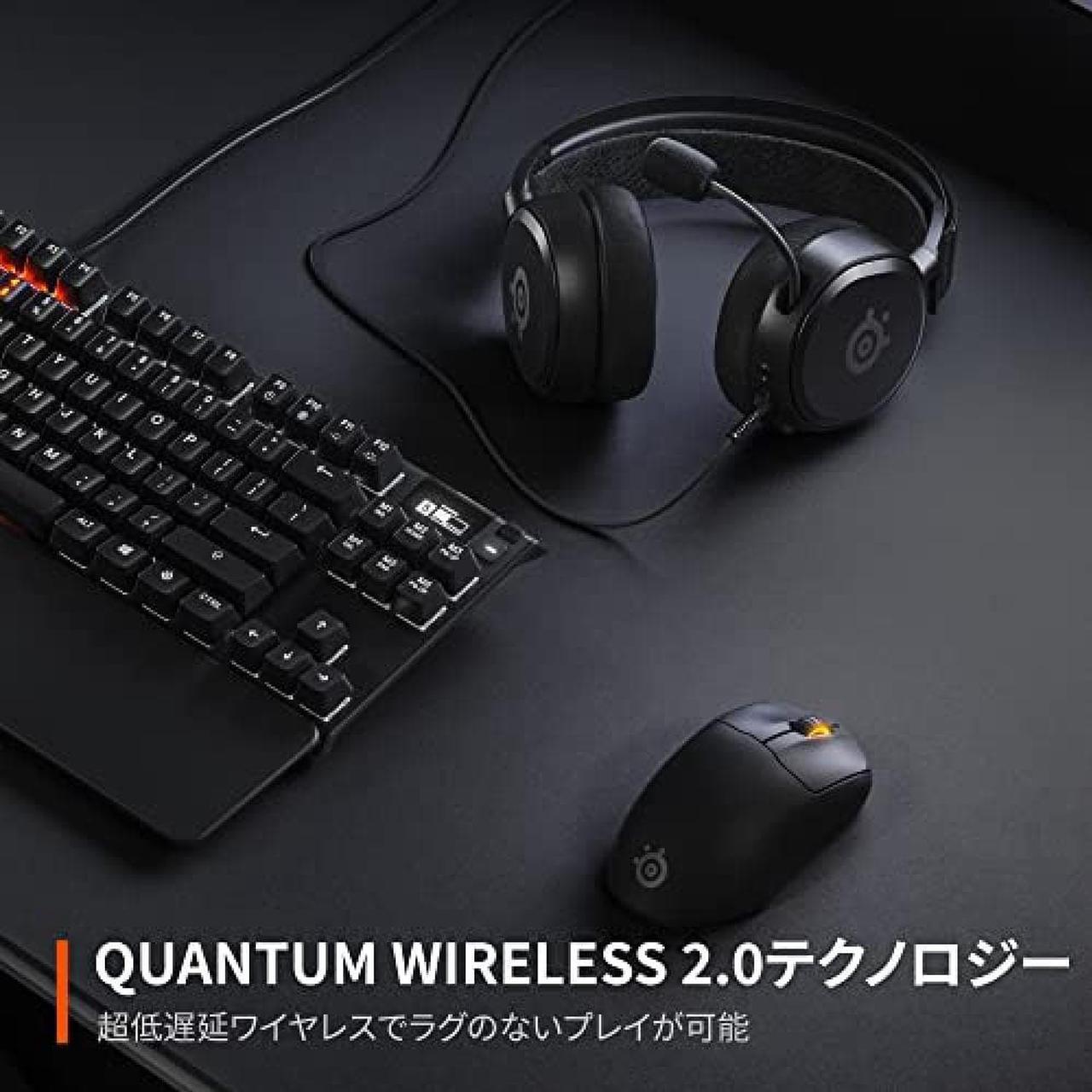 Alt view image 6 of 7 - SteelSeries Gaming Mouse Wireless Prime Mini Wireless Magneto Optical Prestige OM Switch with TrueMove AIR Sensor Quantum Wireless 2.0 Technology Black