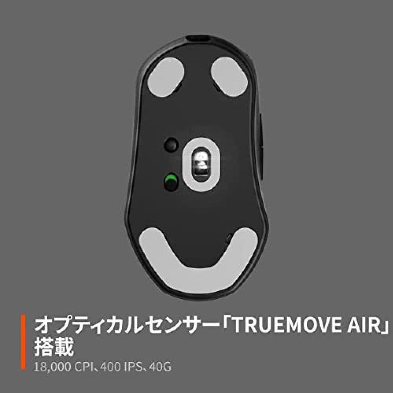 Alt view image 7 of 7 - SteelSeries Gaming Mouse Wireless Prime Mini Wireless Magneto Optical Prestige OM Switch with TrueMove AIR Sensor Quantum Wireless 2.0 Technology Black