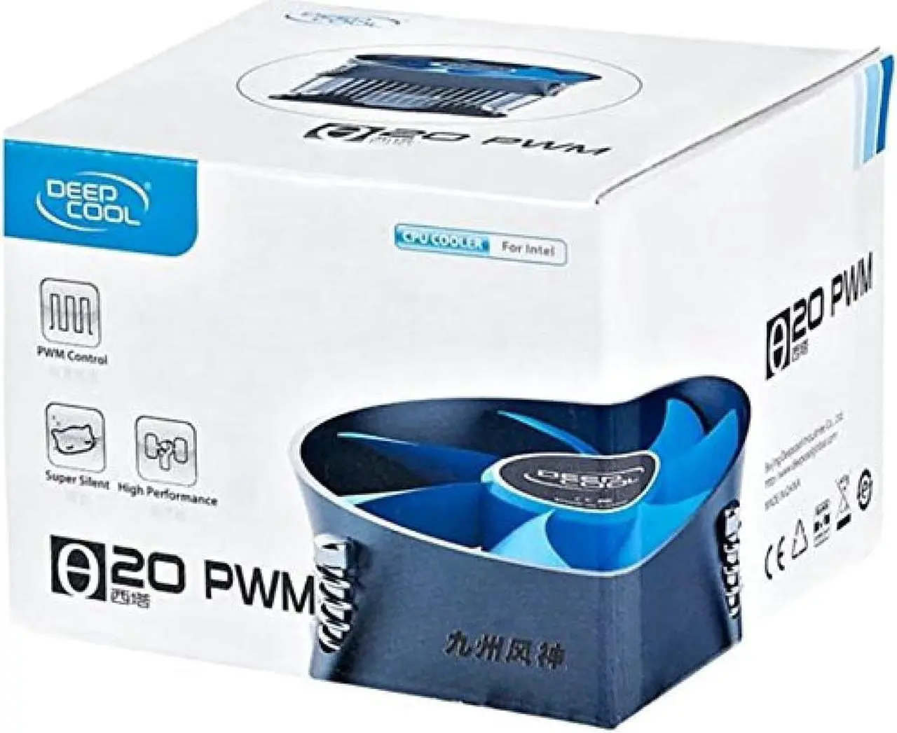 Alt view image 6 of 6 - DEEPCOOL THETA 20 PWM 100mm CPU cooler for Intel LGA 115X