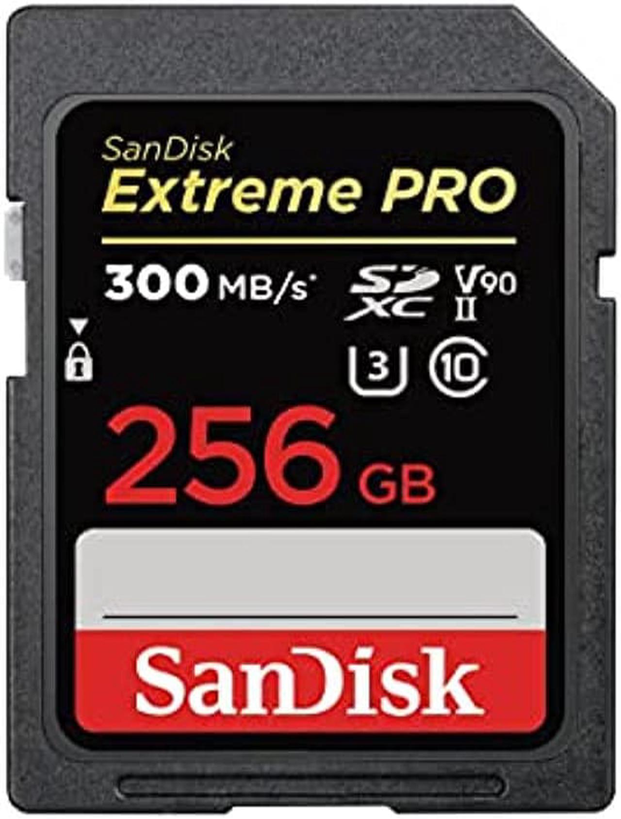 [SanDisk] SD Card 256GB SDXC Class10 UHS-II V90 Read Maximum 300MB/s SanDisk Extreme PRO SDSDXDK-256G-GHJIN New Package