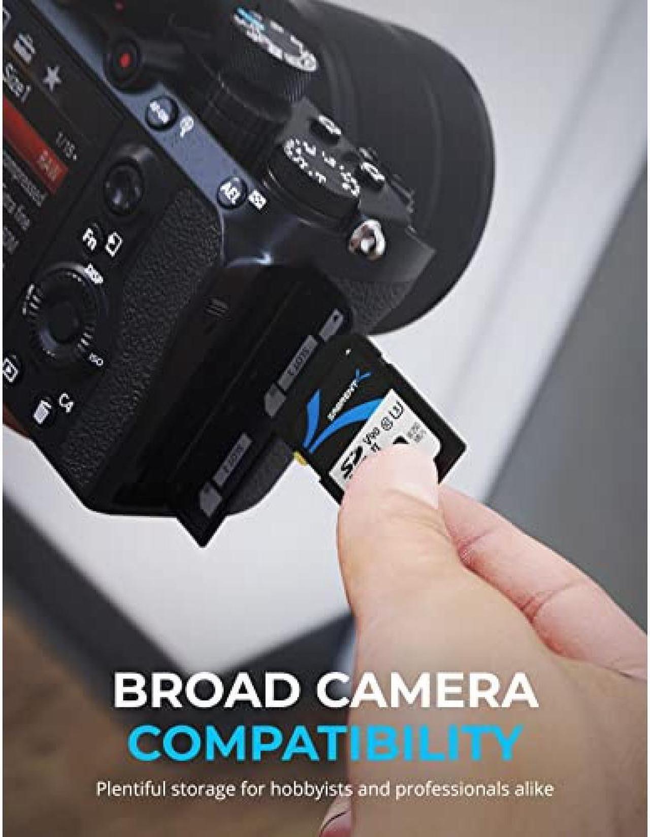 Alt view image 14 of 15 - SABRENT Rocket v90 128GB SD UHS-II Memory Card R280MB/s W250MB/s (SD-TL90-128GB)