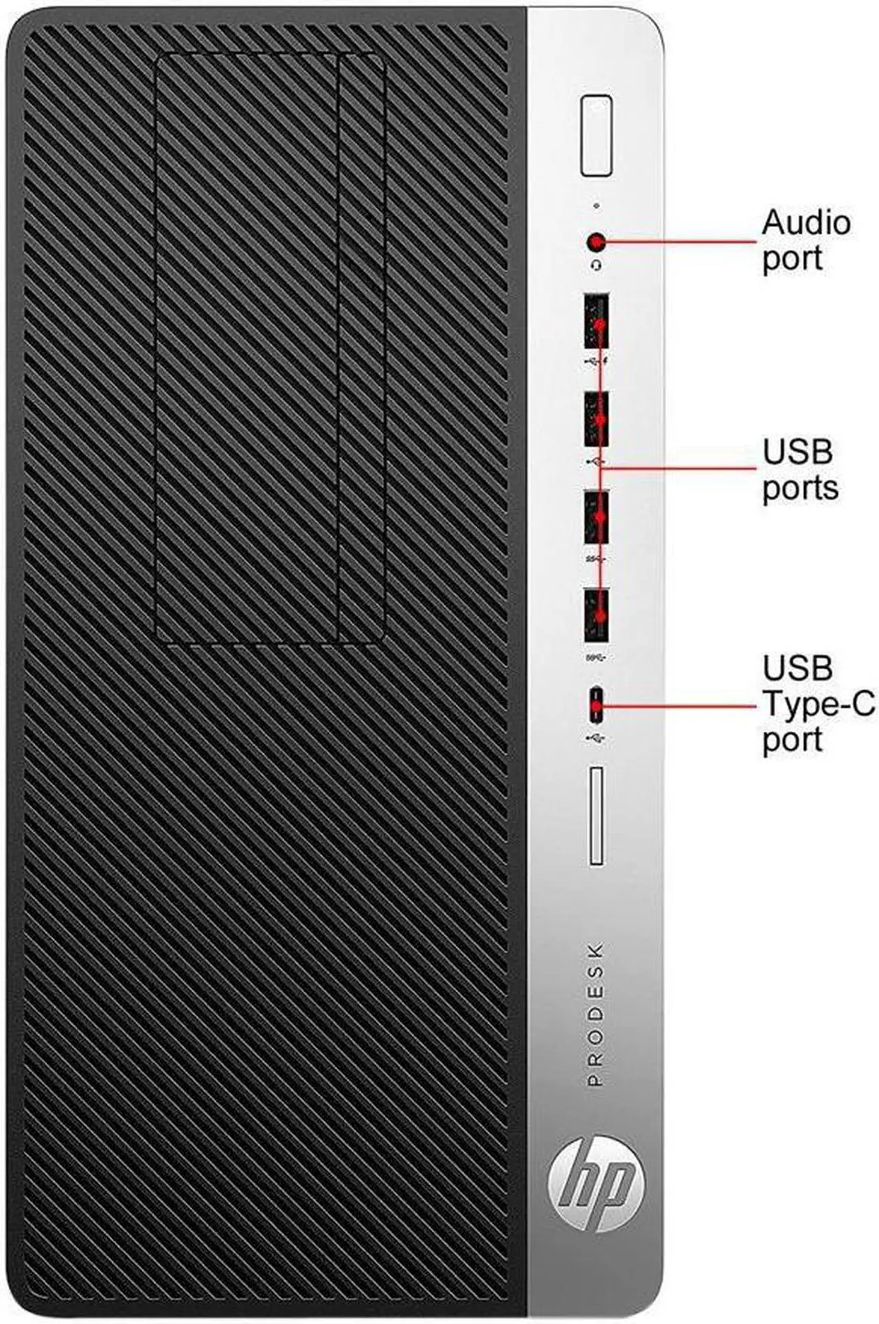 Alt view image 3 of 5 - HP Prodesk 600 G3 SFF Desktop - Core i5 (6500) 3.2GHz Quad-Core CPU - 16GB DDR4 RAM - 512GB SSD - Windows 10 Pro 64-Bit - Keyboard/Mouse Included
