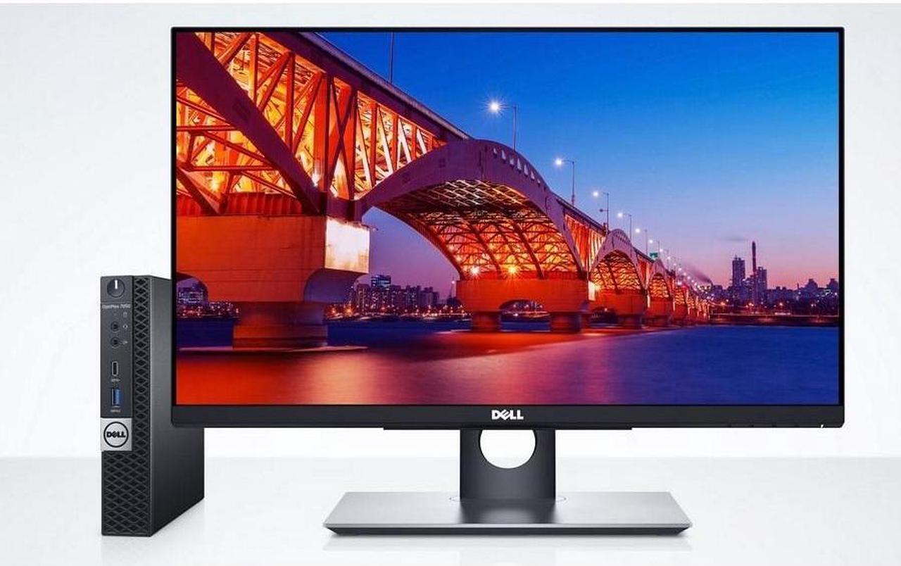 Alt view image 9 of 9 - Dell OptiPlex 7050 Micro Desktop, Intel Quad-Core i7-7700T Upto 3.8GHz, 16GB RAM, 512GB SSD, HDMI, DisplayPort, Wi-Fi, Bluetooth, Windows 10 Pro
