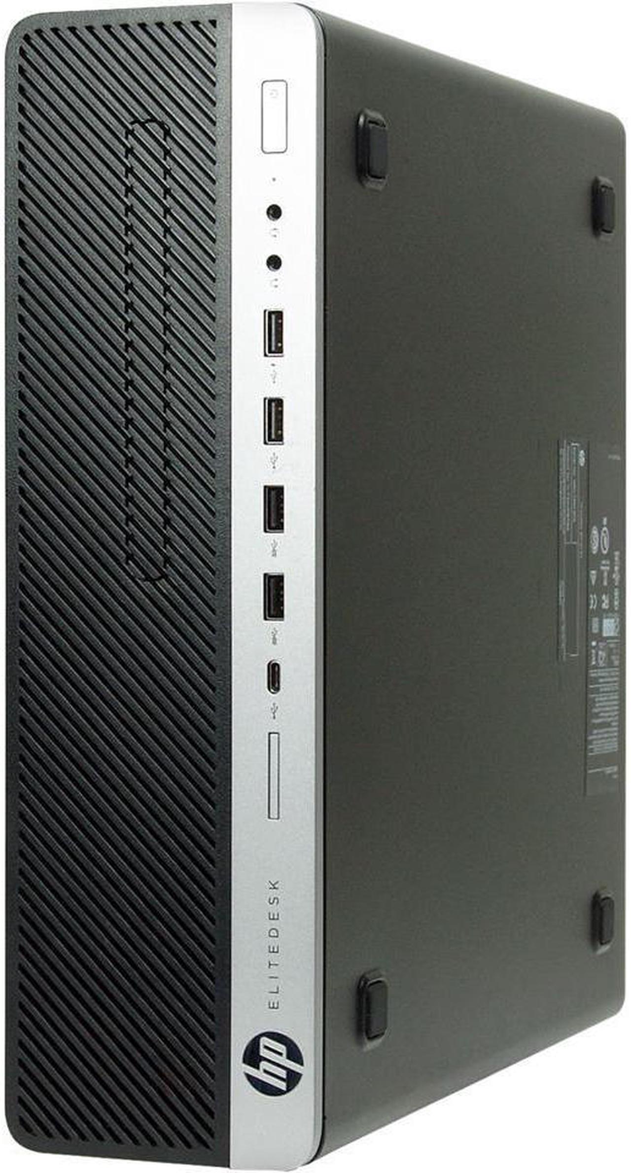 Alt view image 7 of 7 - HP EliteDesk 800 G3 SFF Desktop Computer - Intel Core i7-6700 Processor 3.4 GHz 32GB DDR4  RAM 1TB SSD Windows 10 Pro,Hajaan Keyboard and Mouse, WiFi