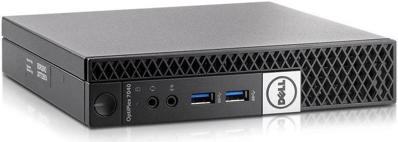 Alt view image 5 of 7 - Dell Optiplex 7040 Micro Form Factor Desktop, Intel Quad Core i5 6500T 2.5Ghz, 16GB DDR4, 256GB SSD Hard Drive, Wi-Fi, HDMI, Windows 10 Pro