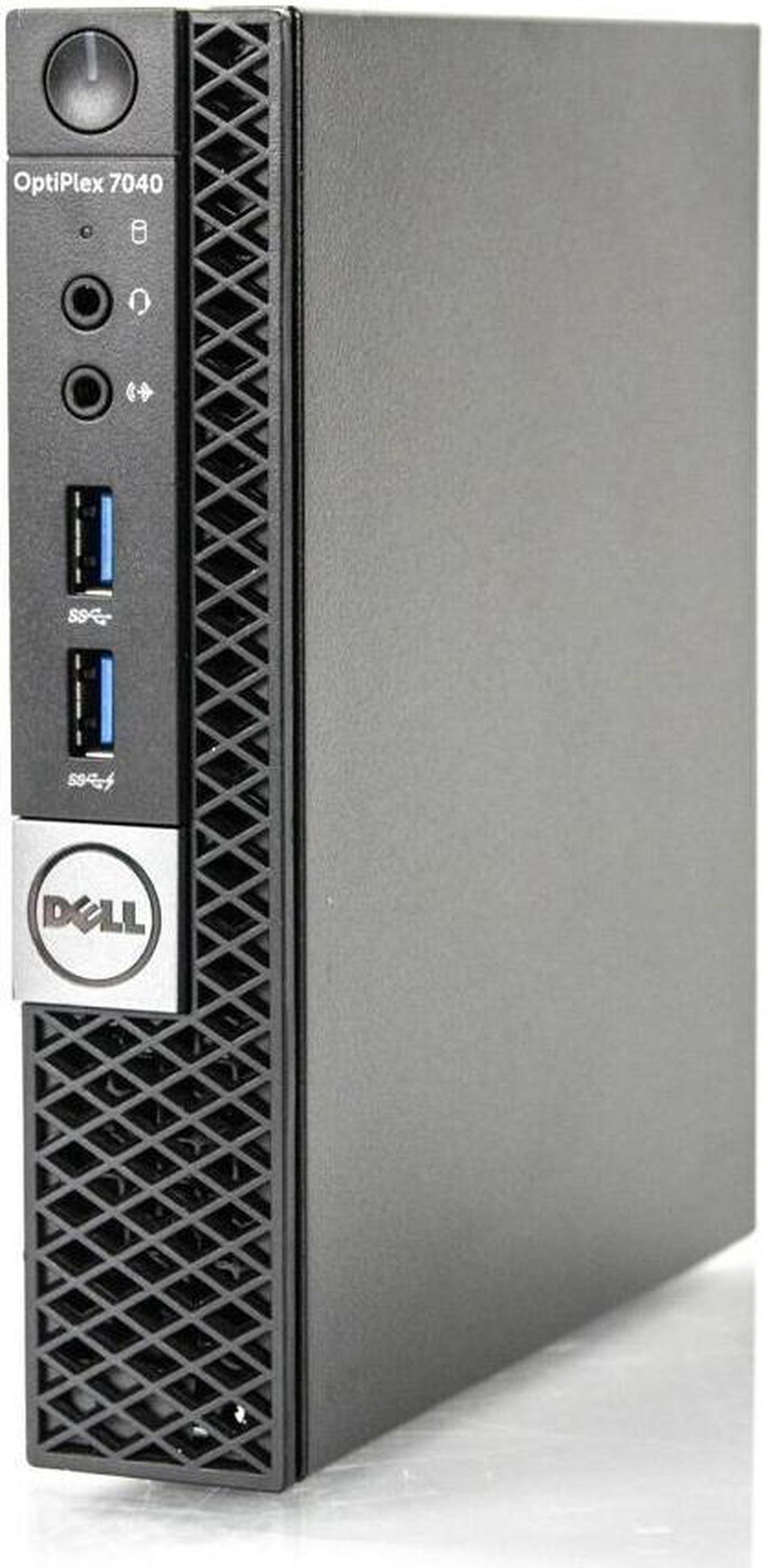 Alt view image 6 of 7 - Dell Optiplex 7040 Micro Form Factor Desktop, Intel Quad Core i5 6500T 2.5Ghz, 16GB DDR4, 256GB SSD Hard Drive, Wi-Fi, HDMI, Windows 10 Pro