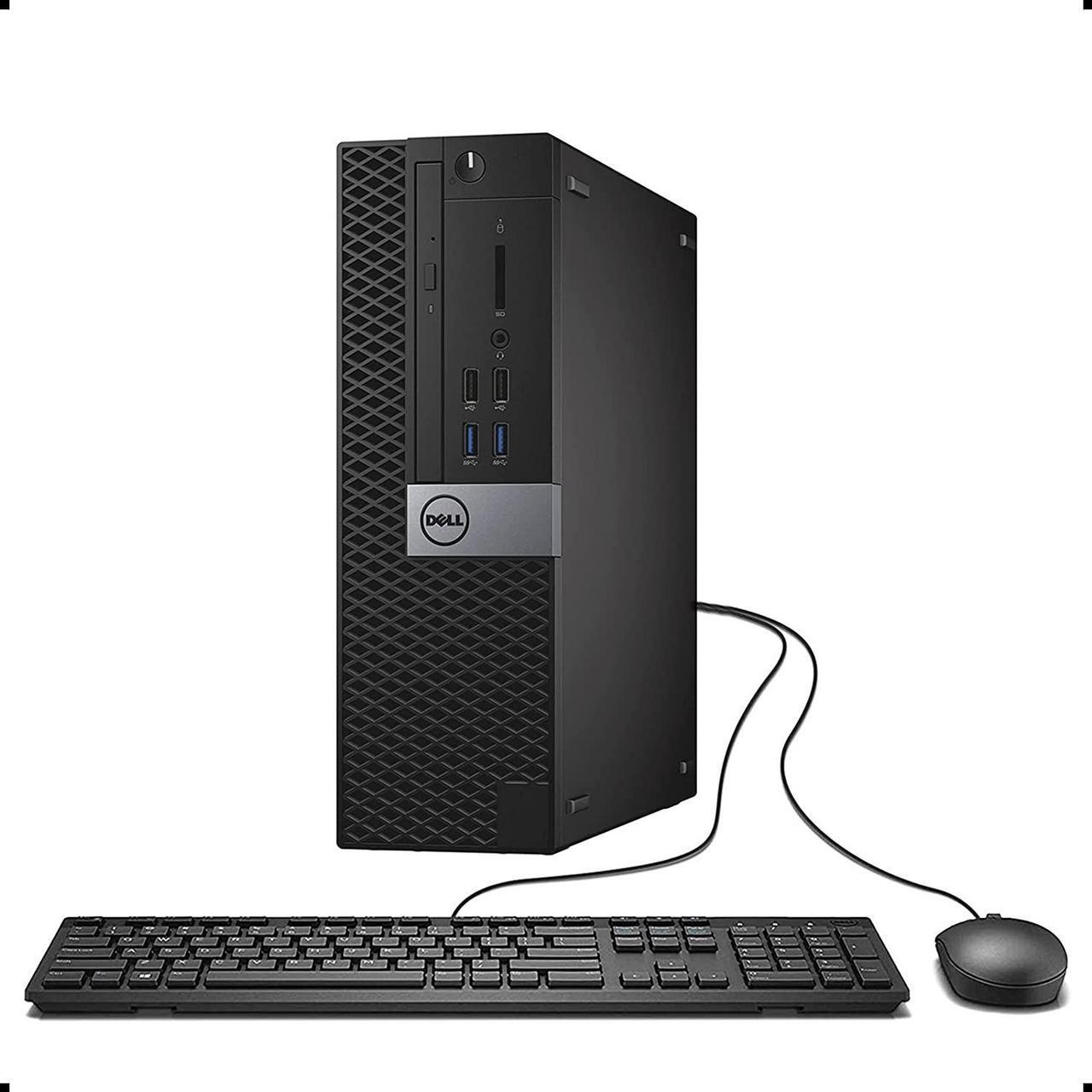 Alt view image 4 of 10 - Dell OptiPlex 5050 SFF PC - Intel Core i5 7500 6th Gen 3.40 GHz 16GB 256GB SSD DVD-RW Windows 10 Pro 64-Bit