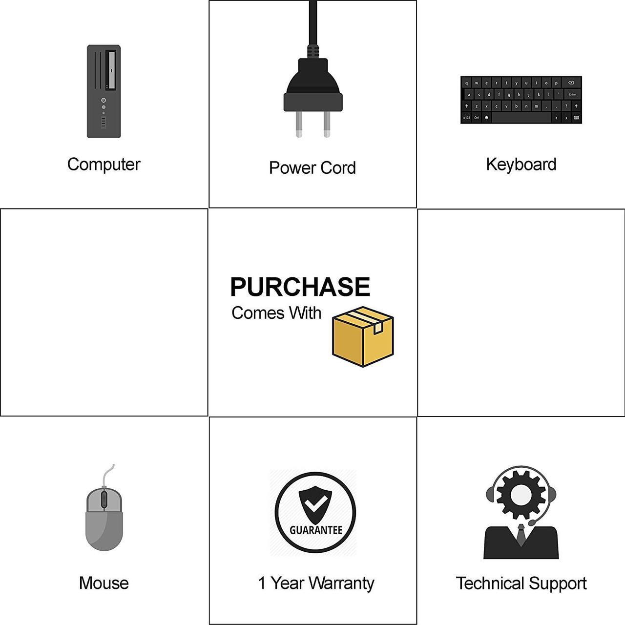 Alt view image 10 of 10 - Dell OptiPlex 5050 SFF PC - Intel Core i5 7500 6th Gen 3.40 GHz 16GB 256GB SSD DVD-RW Windows 10 Pro 64-Bit