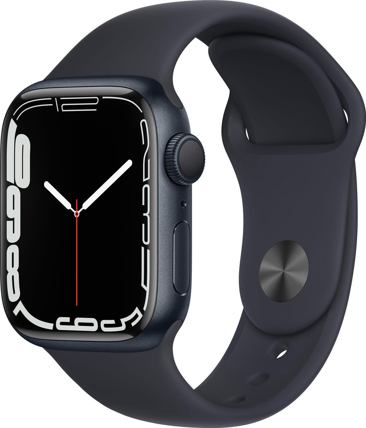 Apple Watch Series 7 45mm GPS + Cellular 32GB - Aluminum Midnight + Midnight Sport Band